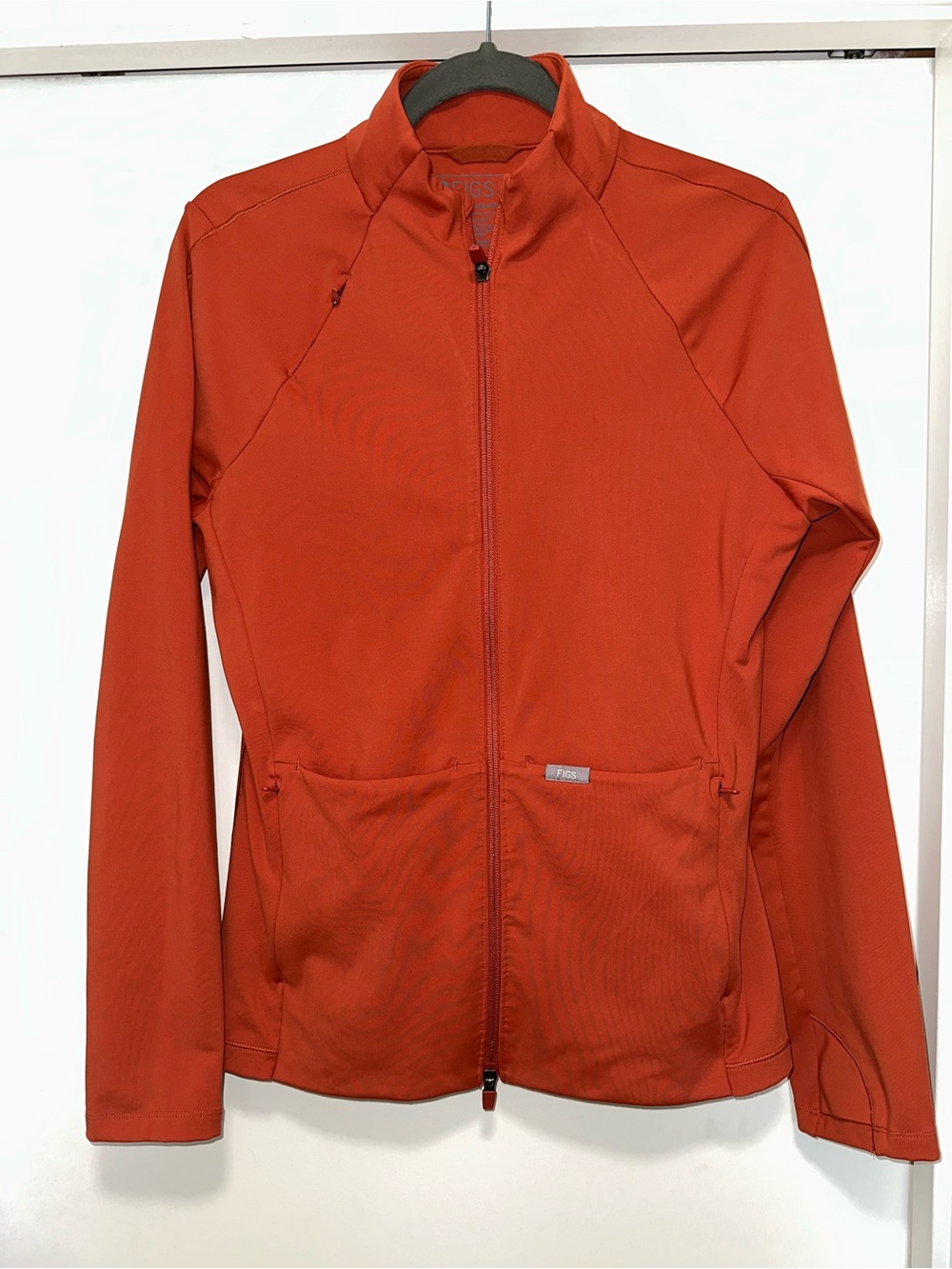 Figs Women’s Contour Knit Jacket - Rust/Alburn